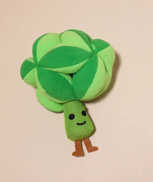 Broccoli Dog Snuffle Ball, Handmade Hide and Seek Toy, Puzzle Toy, Pet Interactive Toy, Slow Feeder, Cute Dog Gift, Thanksgiving Dog Toy